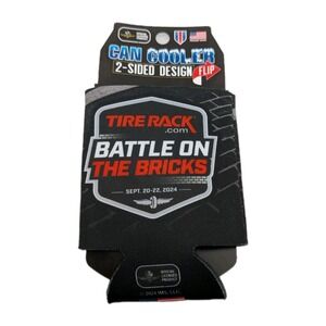 Wincraft Can Cooler Coozie Nascar Tire Rack Indianapolis‎ Racing Drink Beer Soda